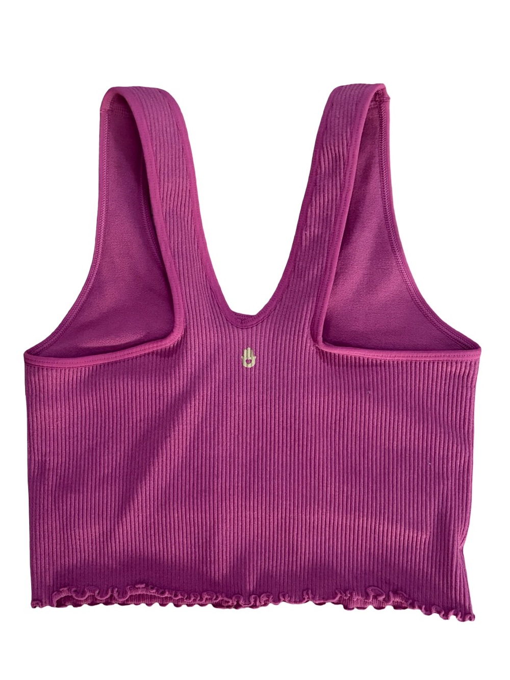 NWOT SPIRITUAL GANGSTER
AMOR SEAMLESS CROP
TANK - DARK PINK - Picture 2 of 7